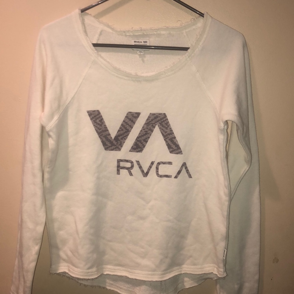 RVCA cream sweatshirt